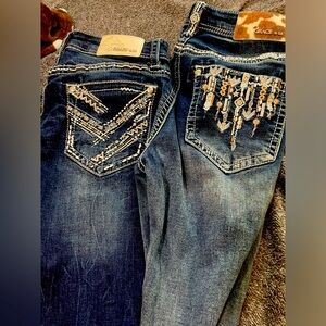 GRACE IN LA boot cut jeans size 27